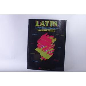 Latin Favorites For Easy Piano, Songbook, Hal-Leonard, 21 Standards, Sheet 740